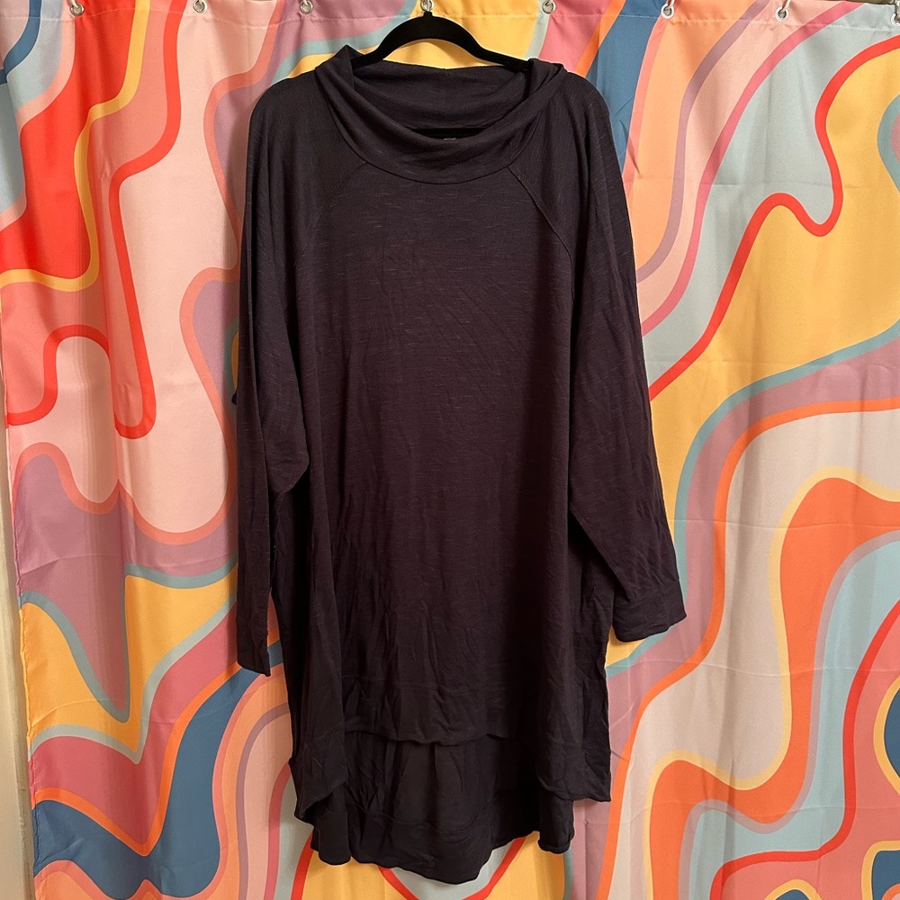 Torrid Blue Cowl Neck Sweater Size 6